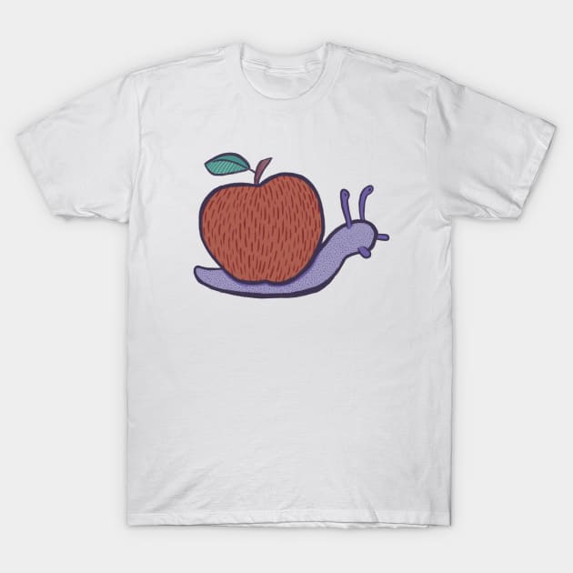 Apple Snail T-Shirt by magicae